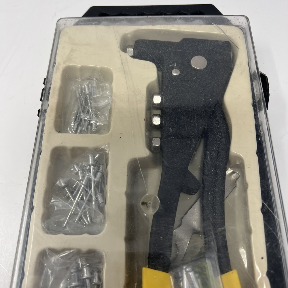PERFORMANCE TOOL W2017C Hand Riveter Set - Rivet Set with Rivets Works Great - Picture 6 of 16